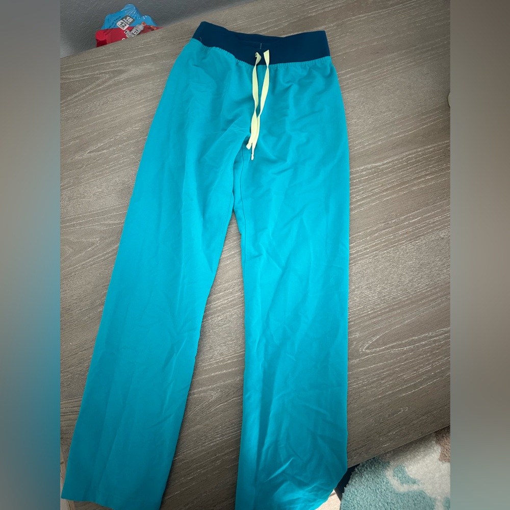 Figs Teal Joggers XS